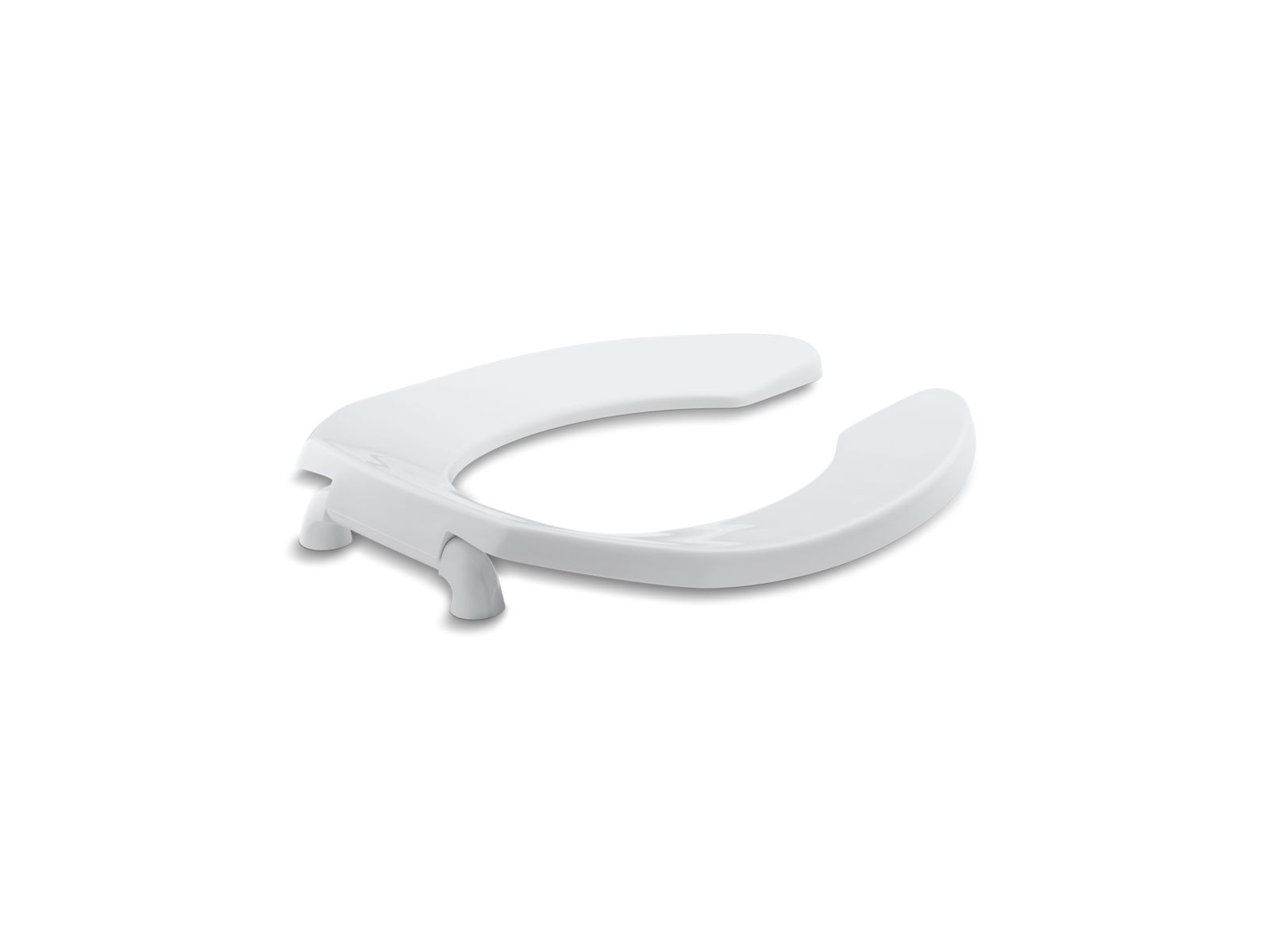 Lustra Round-front toilet seat with check hinge