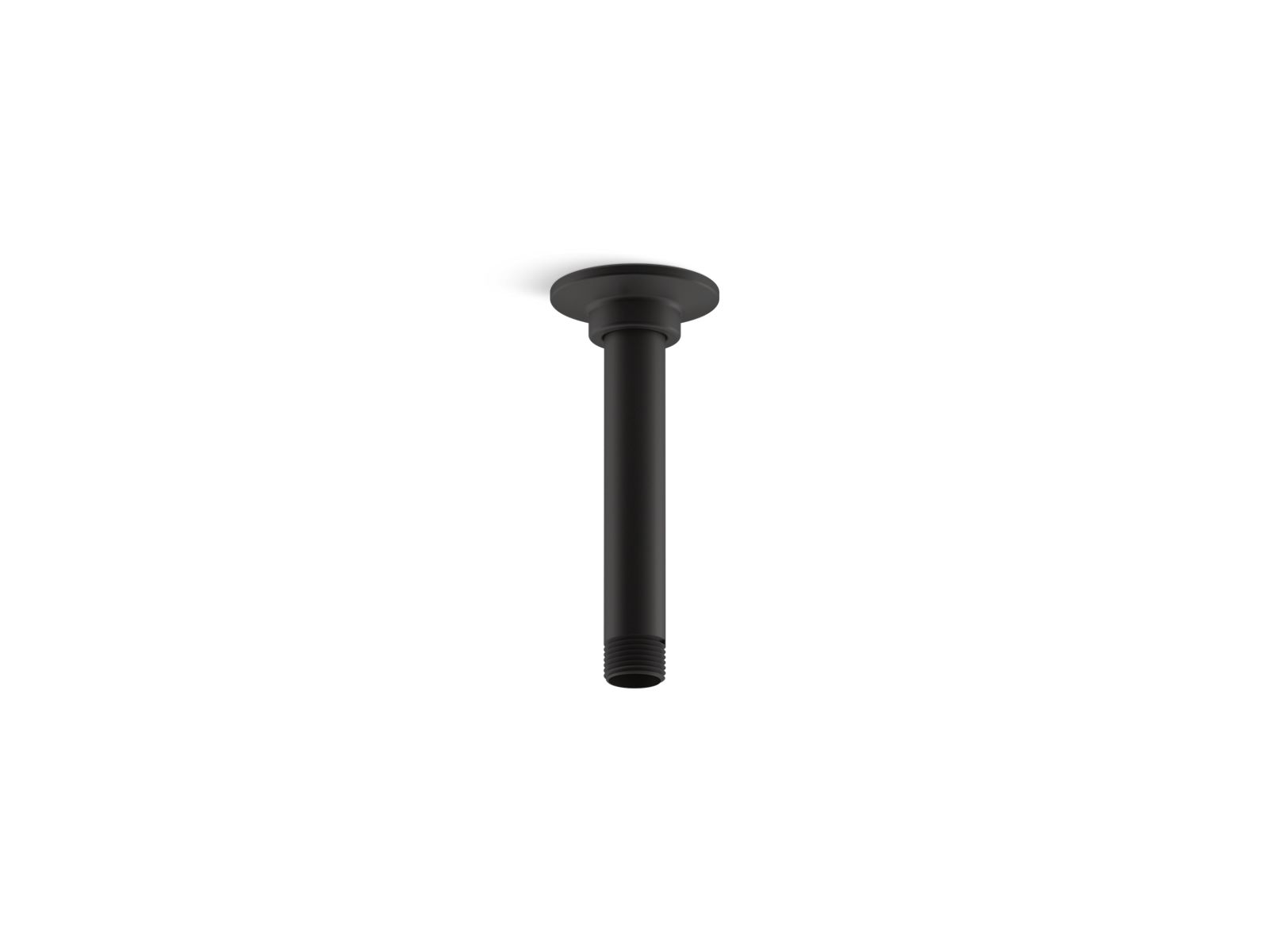 Kohler 7394-BL 6" ceiling-mount single-function rainhead arm and flange