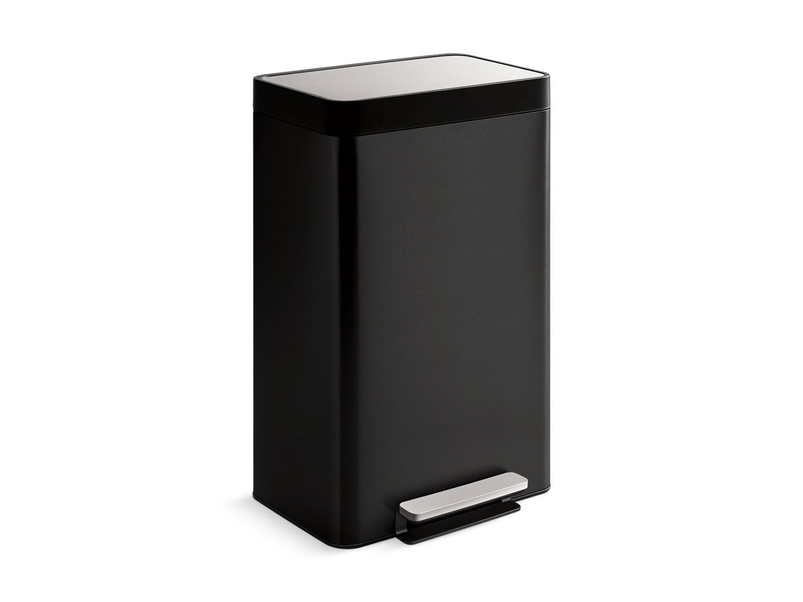 13-gallon stainless steel step trash can