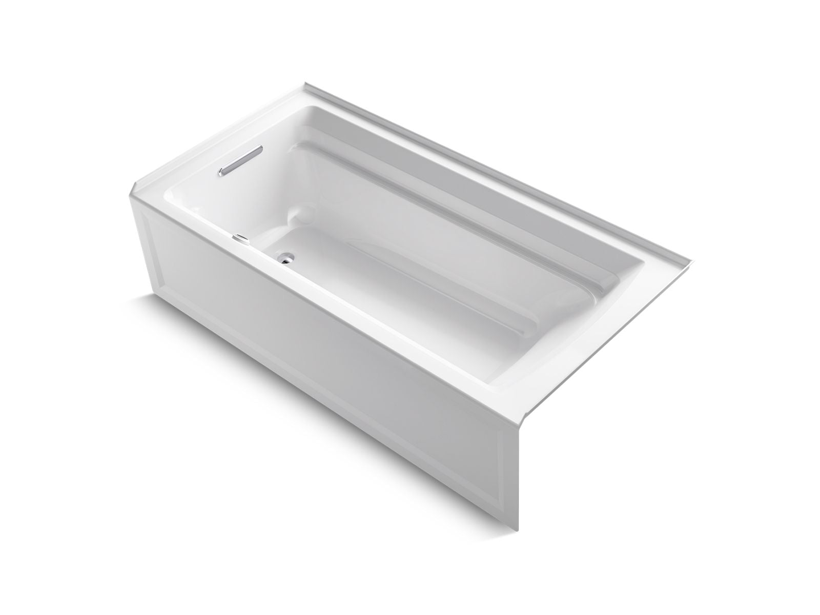 Archer 72" x 36" alcove bath, left drain