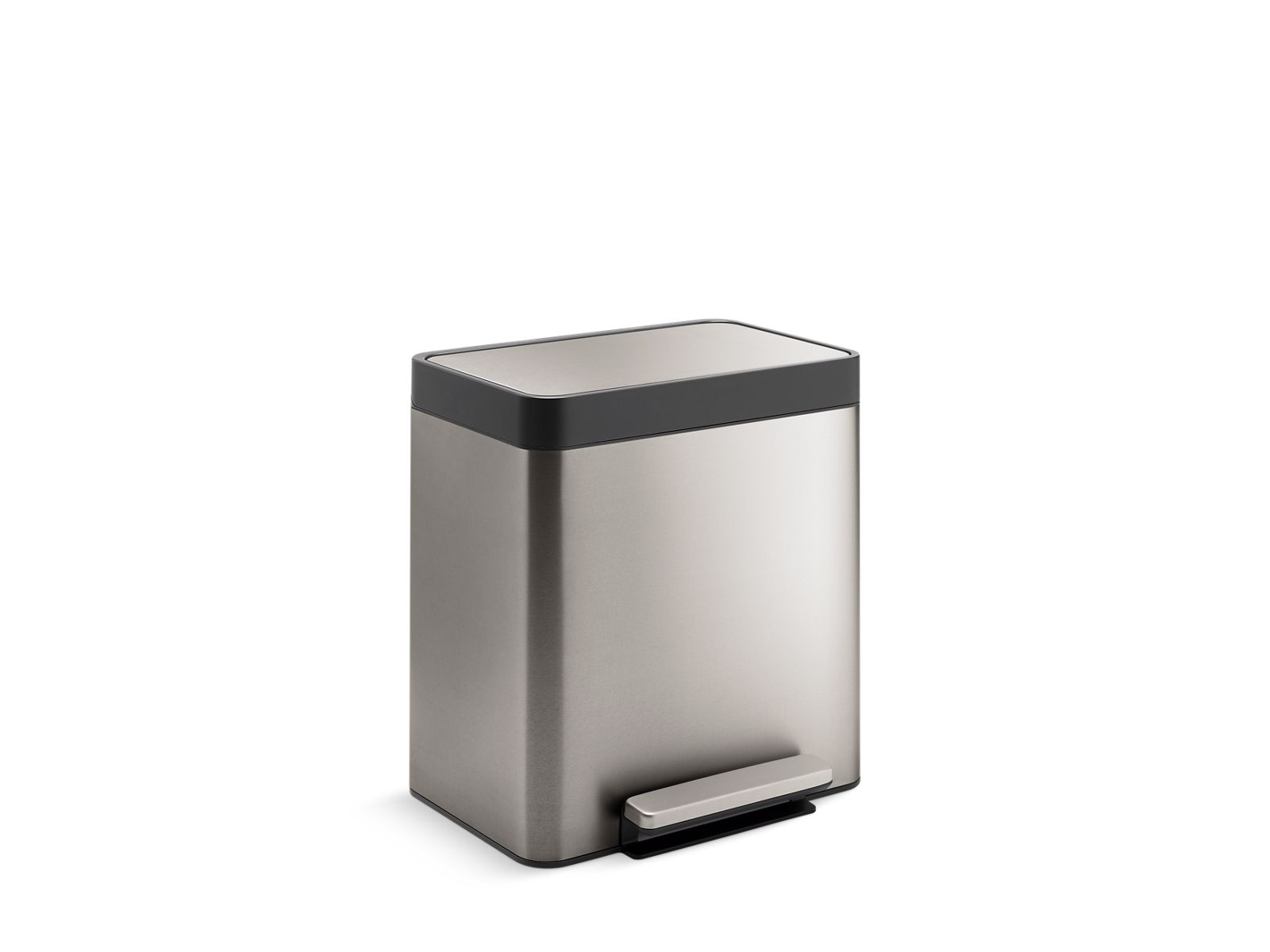 8-gallon stainless steel step trash can